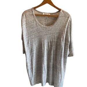 ⭐️ Karen by Karen Kane 100% Linen Gray Dolman Top